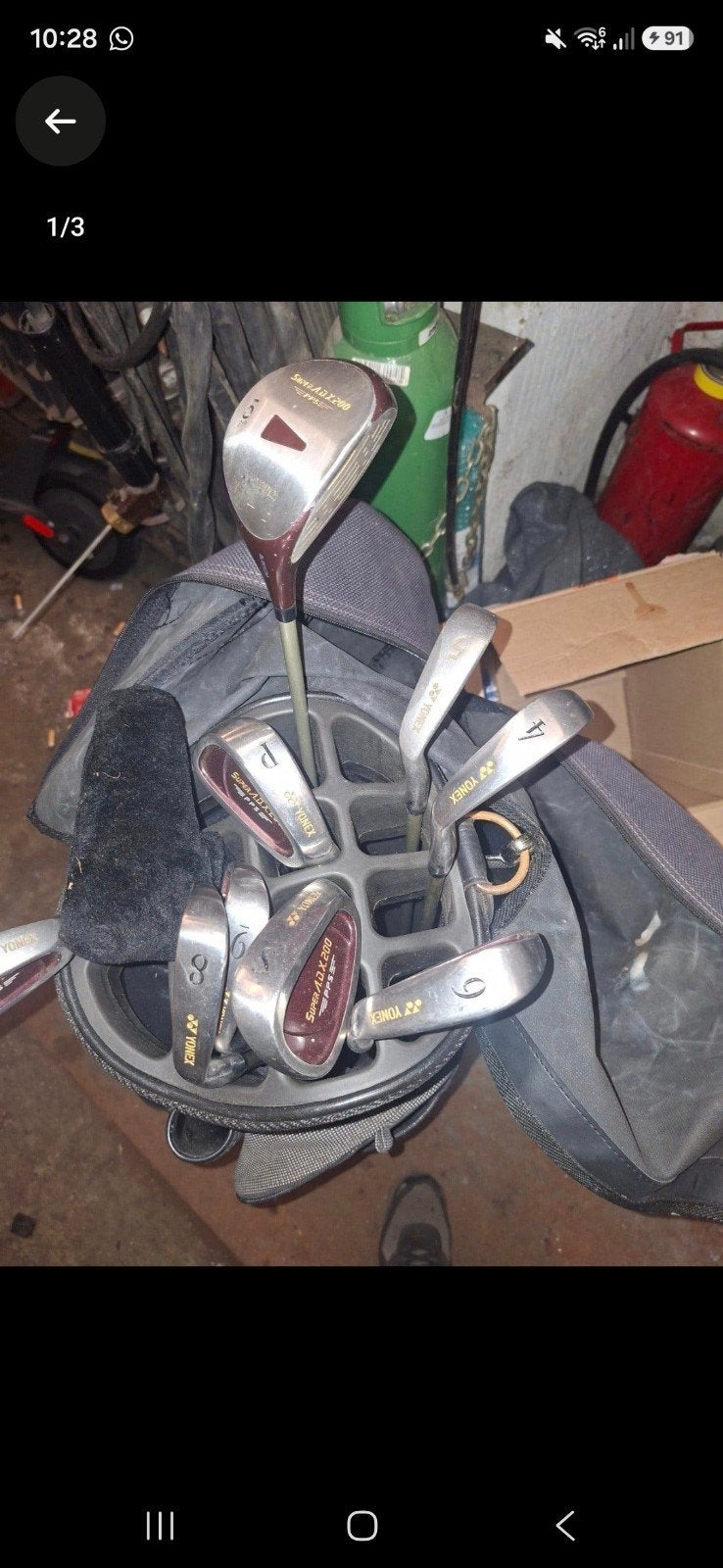 Complete golfset met clubs, tas en ballen, Ophalen of Verzenden, Gebruikt, Set, Overige merken