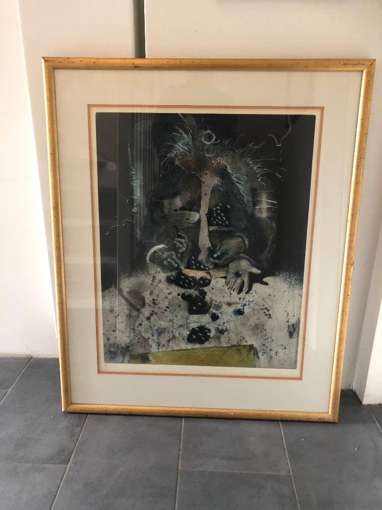 Litho Reinhard Zado, Antiek en Kunst, Ophalen