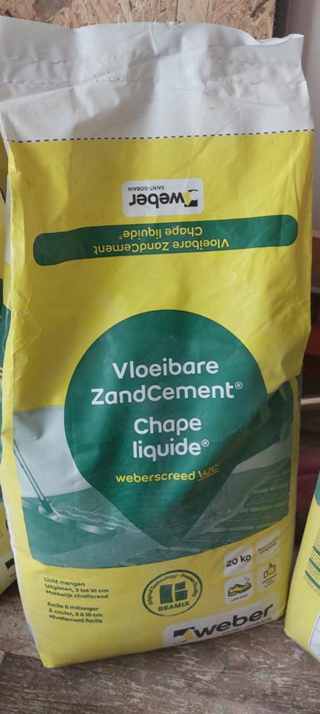 Weber Vloeibare ZandCement (3zakken 12euro), Ophalen, Nieuw