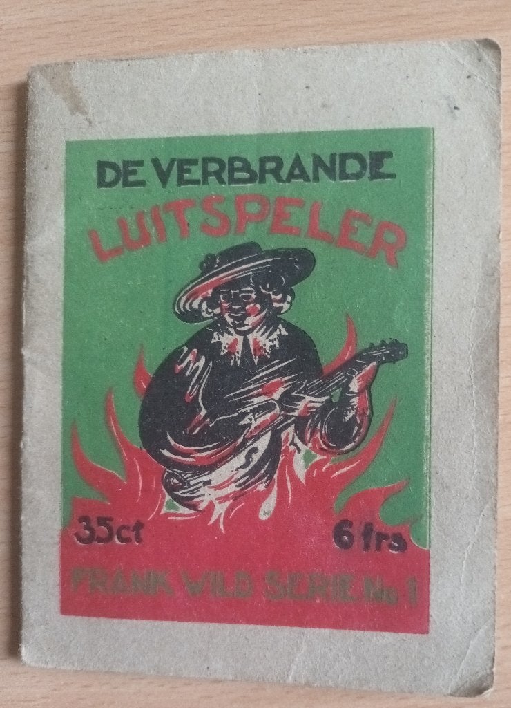 de verbrande luitspeler, Eén stripboek, Ophalen of Verzenden, Gelezen