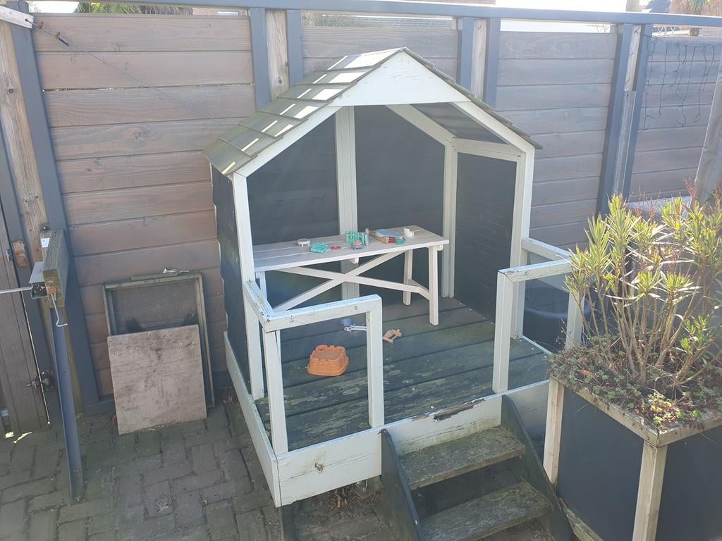 Gratis speelhuisje, Ophalen, Gebruikt, Kunststof