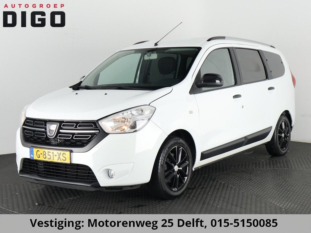 Dacia Lodgy 1.3 TCe COMFORT 7 PERSOONS 1e EIGENAAR AIRCO. SP, Auto's, Dacia, Voorwielaandrijving, Stof, Gebruikt, Euro 6