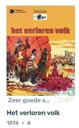 stripboek Ravian de tijdruimte agent  Het Verloren Volk 1974, Boeken, Eén stripboek, Ophalen of Verzenden, Gelezen