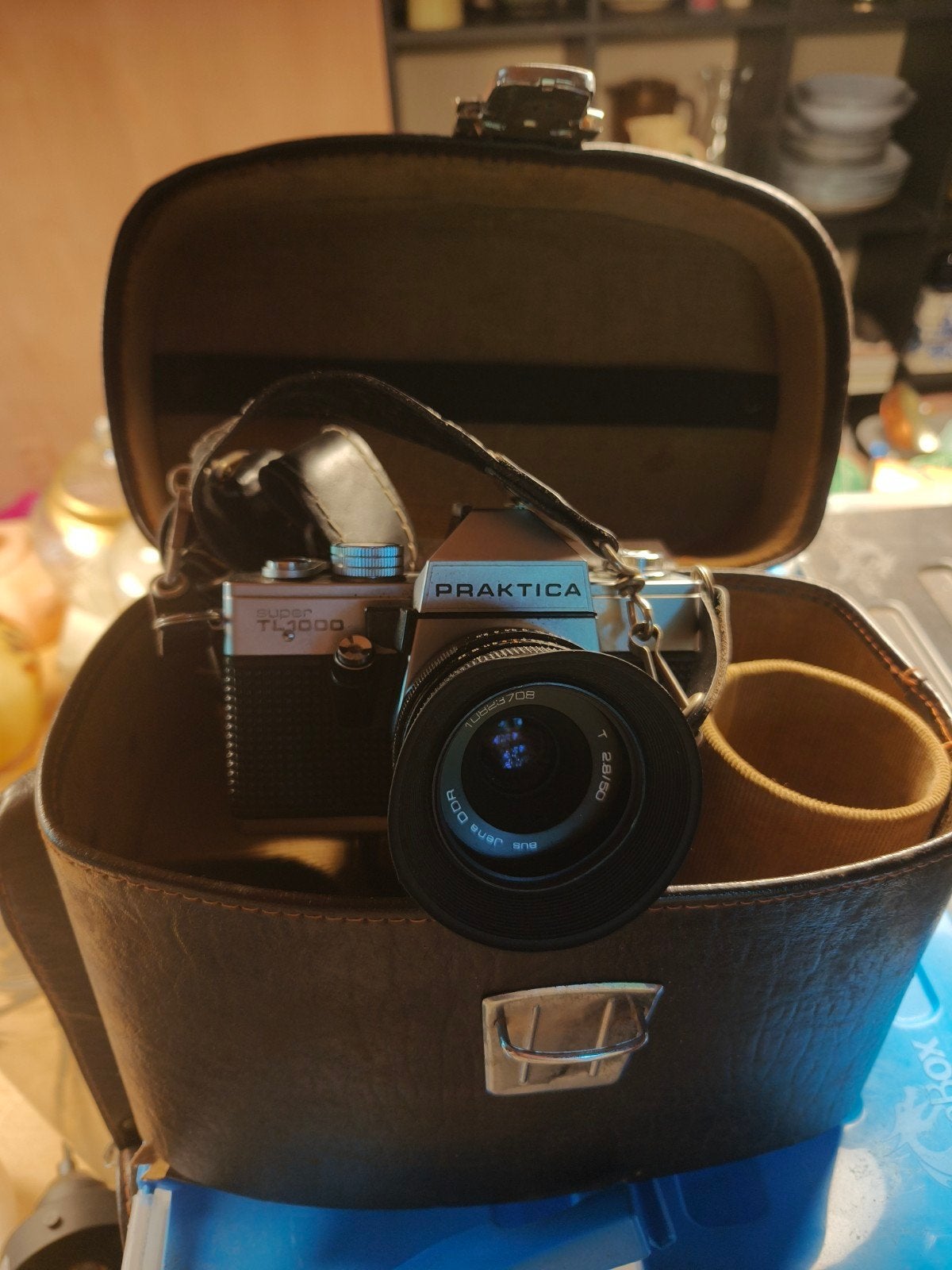 Praktica TL1000 met Carl Zeiss Jena DDR 1:2.8 f=50 lens, Ophalen, Gebruikt, Eenpersoons, Minder dan 150 cm
