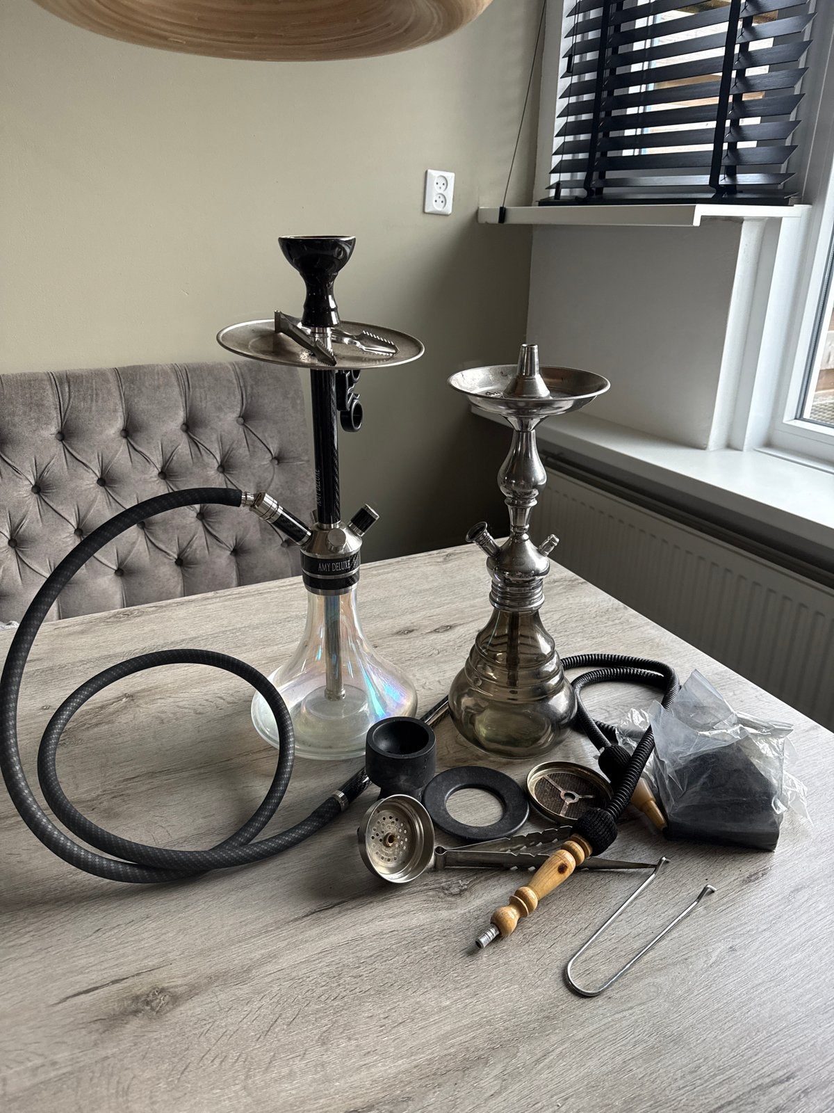 Shisha, Ophalen, Zo goed als nieuw