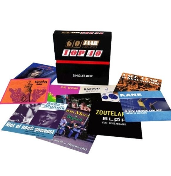Vinyl singles box - 60 Jaar Top 40 Singles Box (10 singles), Cd's en Dvd's, Vinyl Singles, Boxset, 7 inch, Boxset, Ophalen of Verzenden