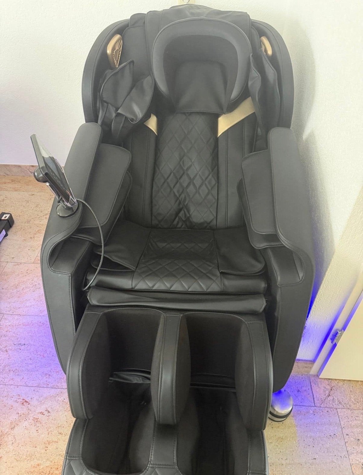 Luxe Massagestoel met Zero Gravity en Bluetooth, Ophalen of Verzenden, Zo goed als nieuw, Massagestoel of Kussen
