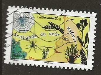 Frankrijk 439, maan, Verzenden, Gestempeld