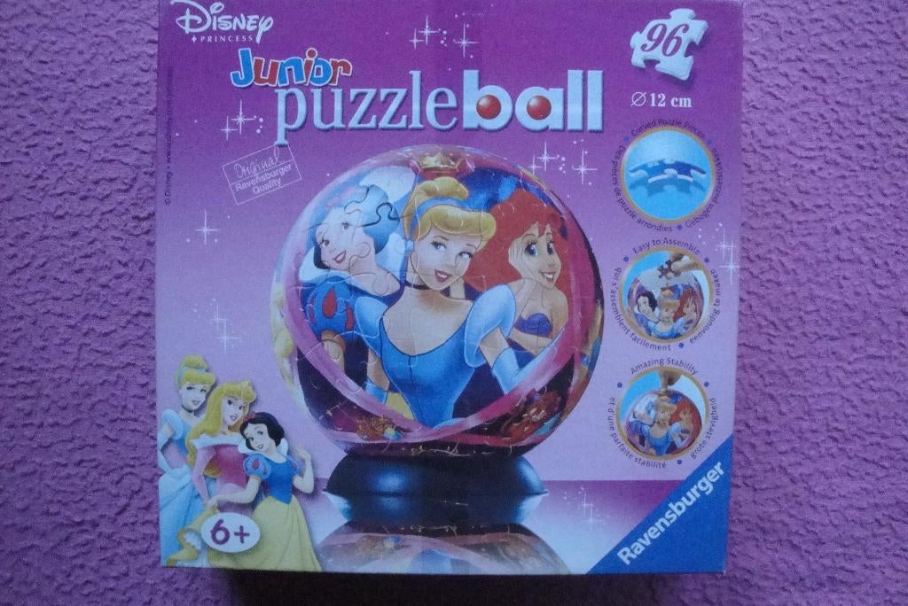 RAVENSBURGER JUNIOR PUZZLE BALL  96stukjes voor 2.50euro, Ophalen of Verzenden, Minder dan 500 stukjes, Zo goed als nieuw, Legpuzzel