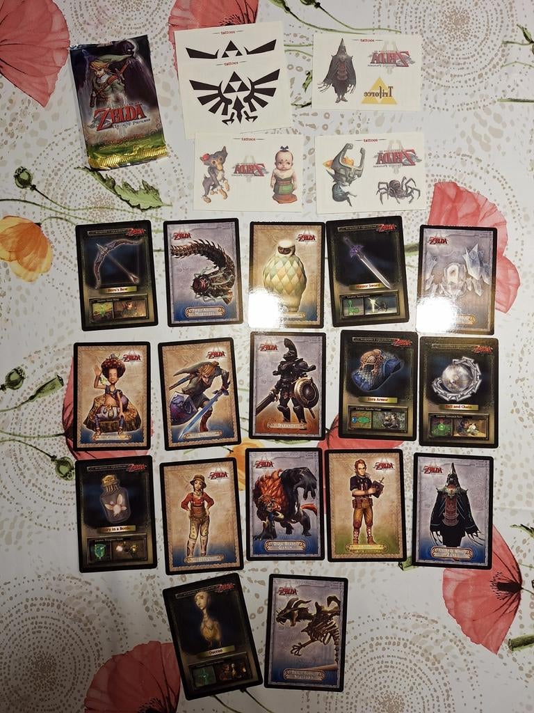 legend of zelda kaarten, Ophalen of Verzenden, Zo goed als nieuw, Meerdere plaatjes
