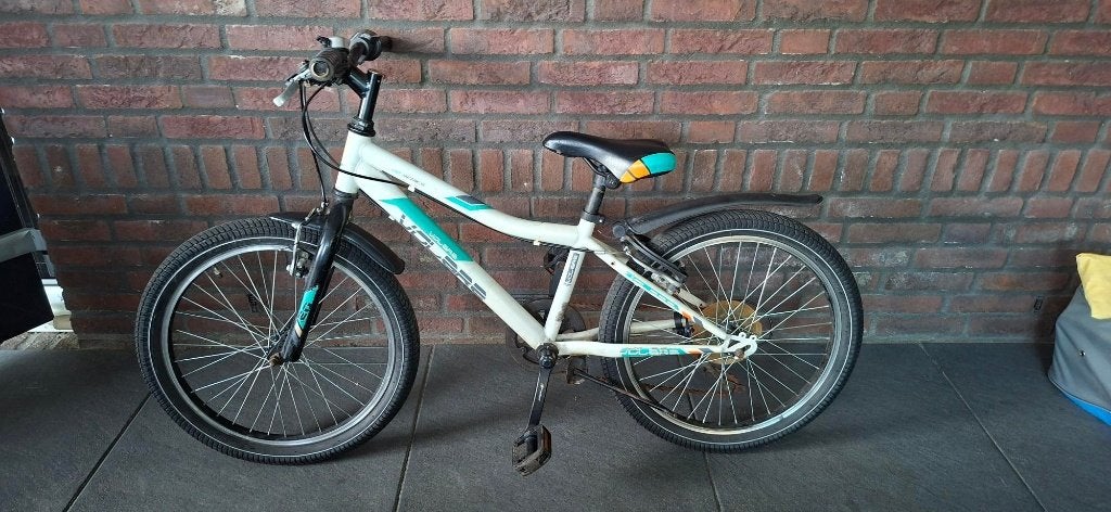Kinder mountainbike 20 inch, Ophalen, 20 inch of meer, Gebruikt, Velgrem