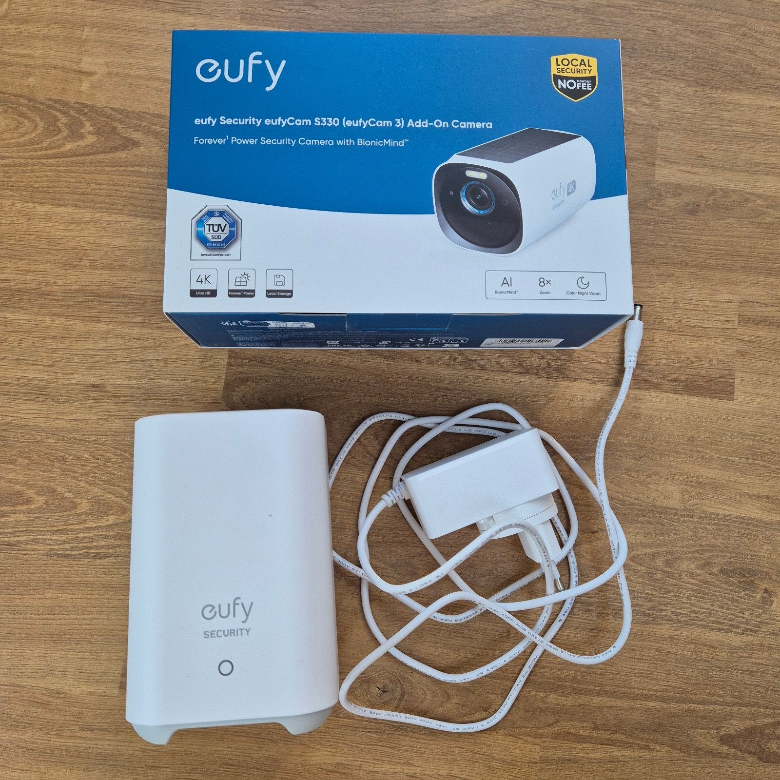 Nieuwe eufyCam S330 (eufyCam 3) met gebruikte homebase 2, Ophalen of Verzenden, Nieuw, Buitencamera