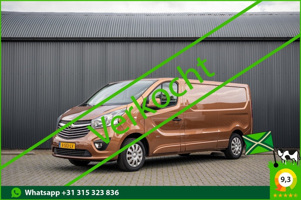 Opel Vivaro 1.6 CDTI L2H1 120PK | 3-Zits | Cruise | Airco, Voorwielaandrijving, Gebruikt, 4 cilinders, Bruin
