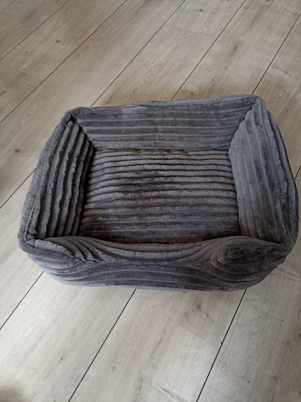 grijs rib hondenmandje kleine hond, Ophalen of Verzenden