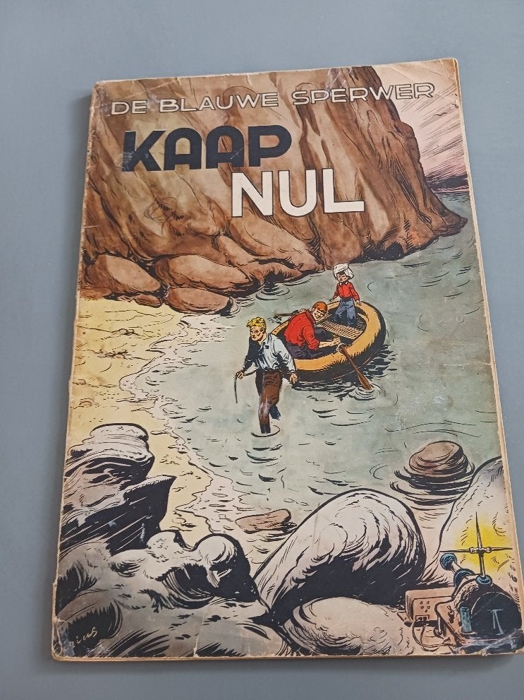 Blauwe Sperwer, Kaap Nul, 1ste druk, goede staat, Boeken, Eén stripboek, Ophalen of Verzenden, Gelezen