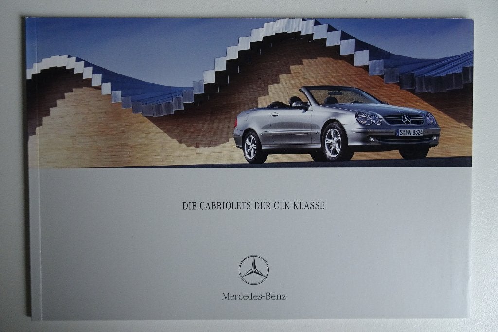 Mercedes-Benz CLK-Klasse Cabriolet Brochure 2004, Boeken, Ophalen of Verzenden, Zo goed als nieuw, Mercedes
