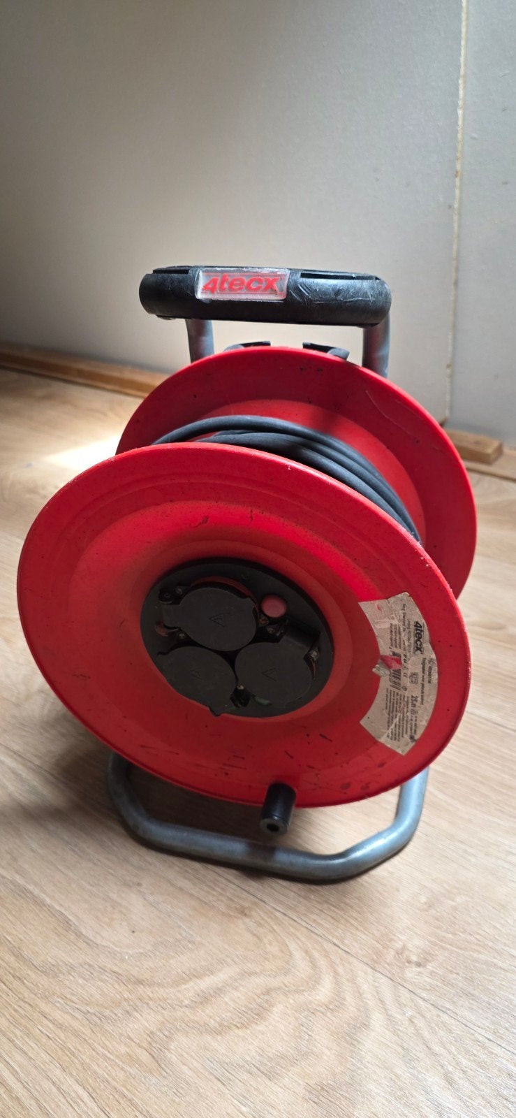 4tecx Kabelhaspel 25m - Gebruikt, Ophalen, Gebruikt, Kabel of Snoer