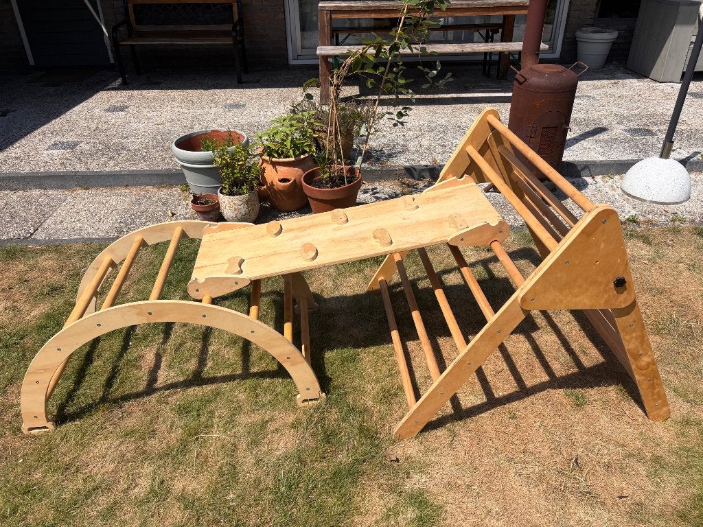 Houten klimrek, Ophalen, Zo goed als nieuw, Klimwand