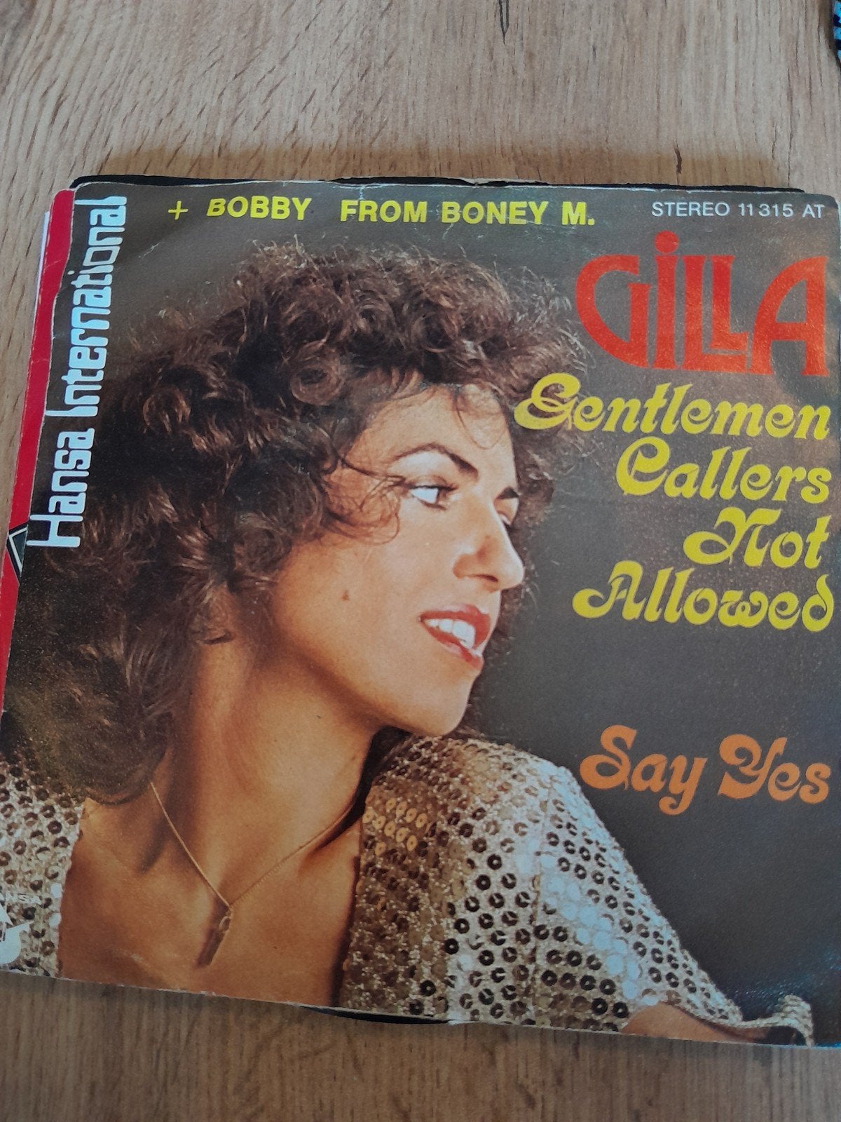 Gilla 7inch gentlemen callers not allwed, Cd's en Dvd's, Ophalen of Verzenden, Zo goed als nieuw, Pop