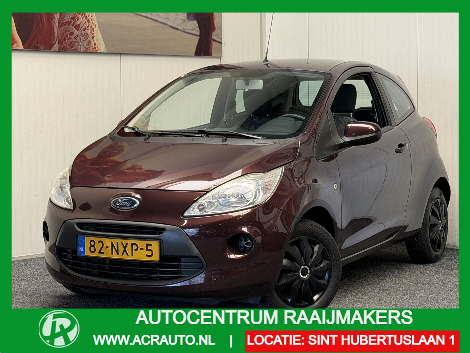 Ford Ka 1.2 COMFORT START/STOP SLECHTS 54.796 KM AIRCO ELEK., Auto's, Ford, Voorwielaandrijving, Euro 5, Stof, Gebruikt