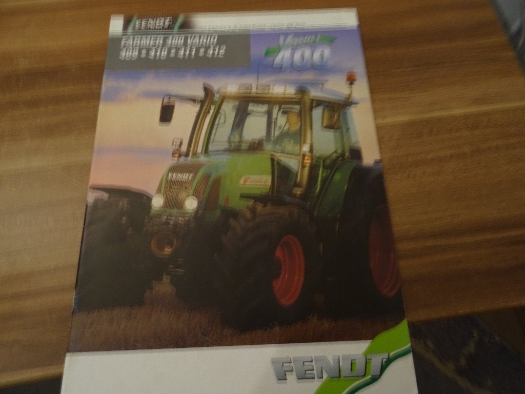 Fendt  Famer 400 Vario trekker folder, Ophalen of Verzenden, Zo goed als nieuw, Folder