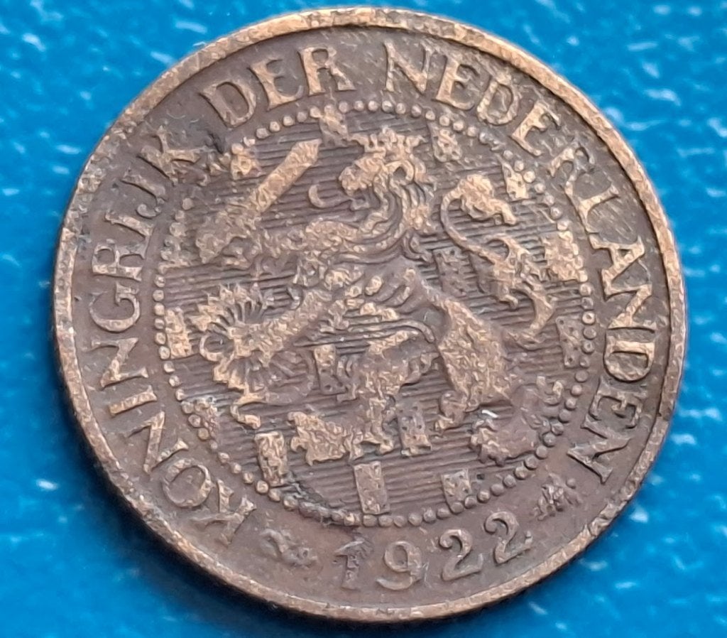 Nederland 1 cent 1922 - Wilhelmina, Postzegels en Munten, Munten | Nederland, Verzenden, Koningin Wilhelmina, 1 cent