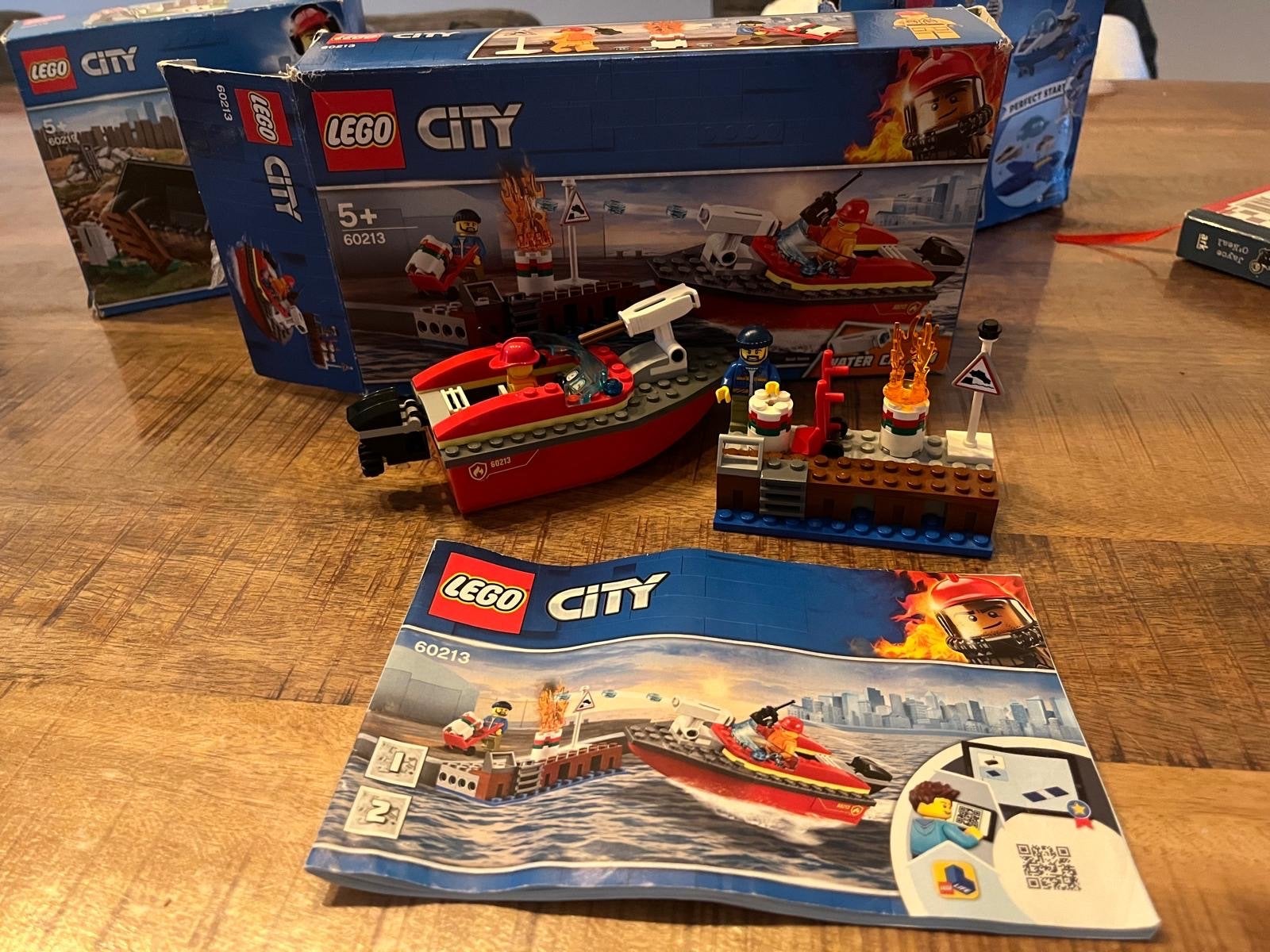 LEGO City 60213 Brandweer bij de haven, Ophalen of Verzenden, Zo goed als nieuw, Overige merken
