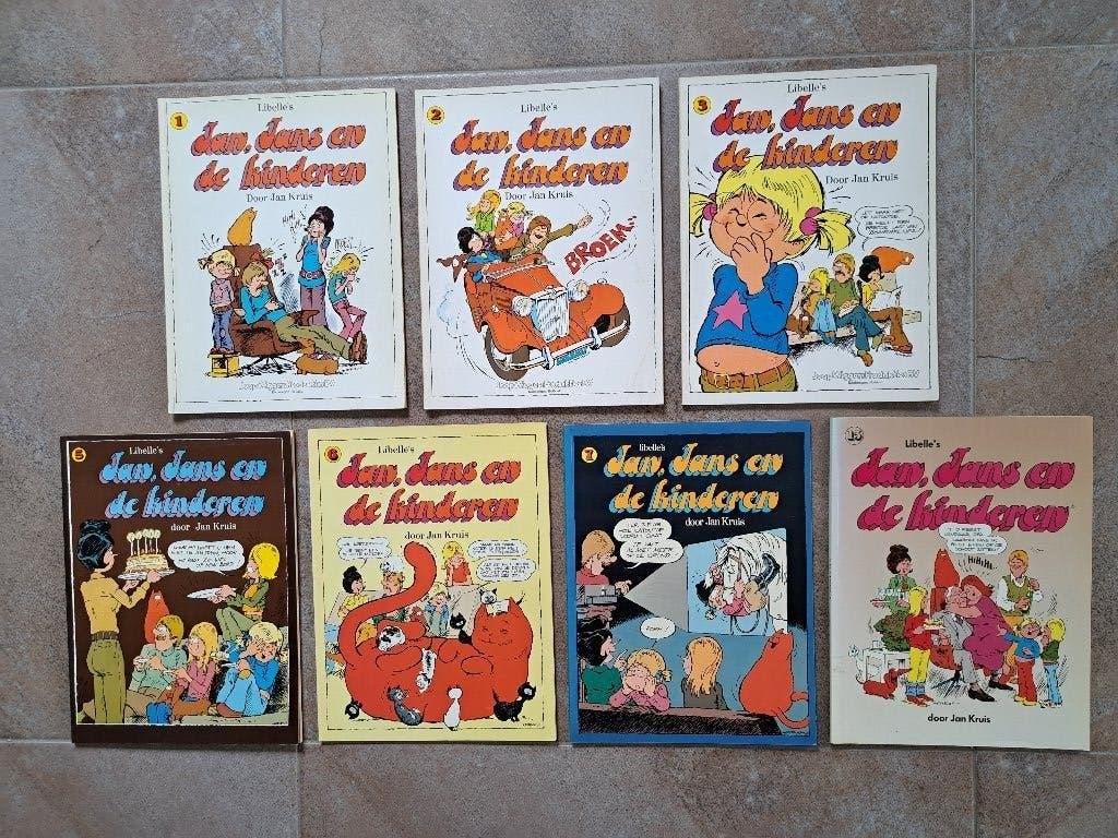 Jan, Jans en de kinderen, 7x, Boeken, Stripboeken, Ophalen of Verzenden, Meerdere stripboeken, Jan Kruis, Gelezen