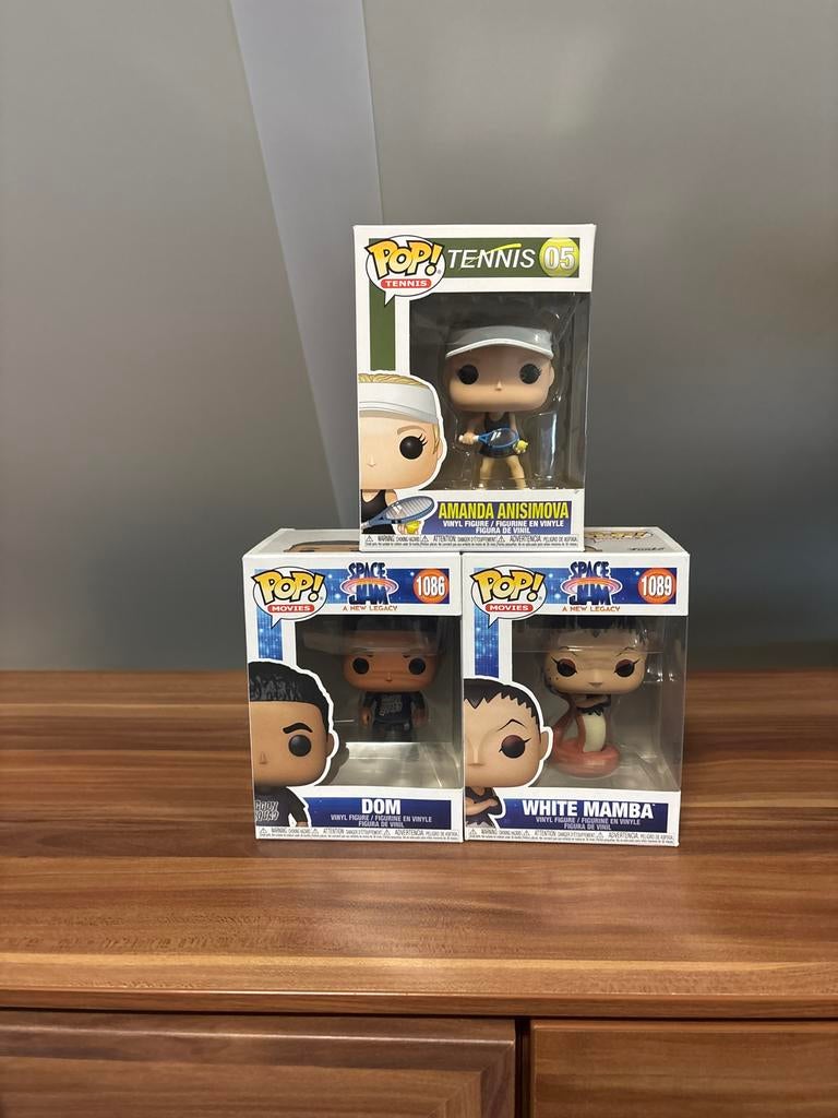 Funko Pop! Space Jam en Tennis - 3 stuks, Ophalen of Verzenden, Nieuw