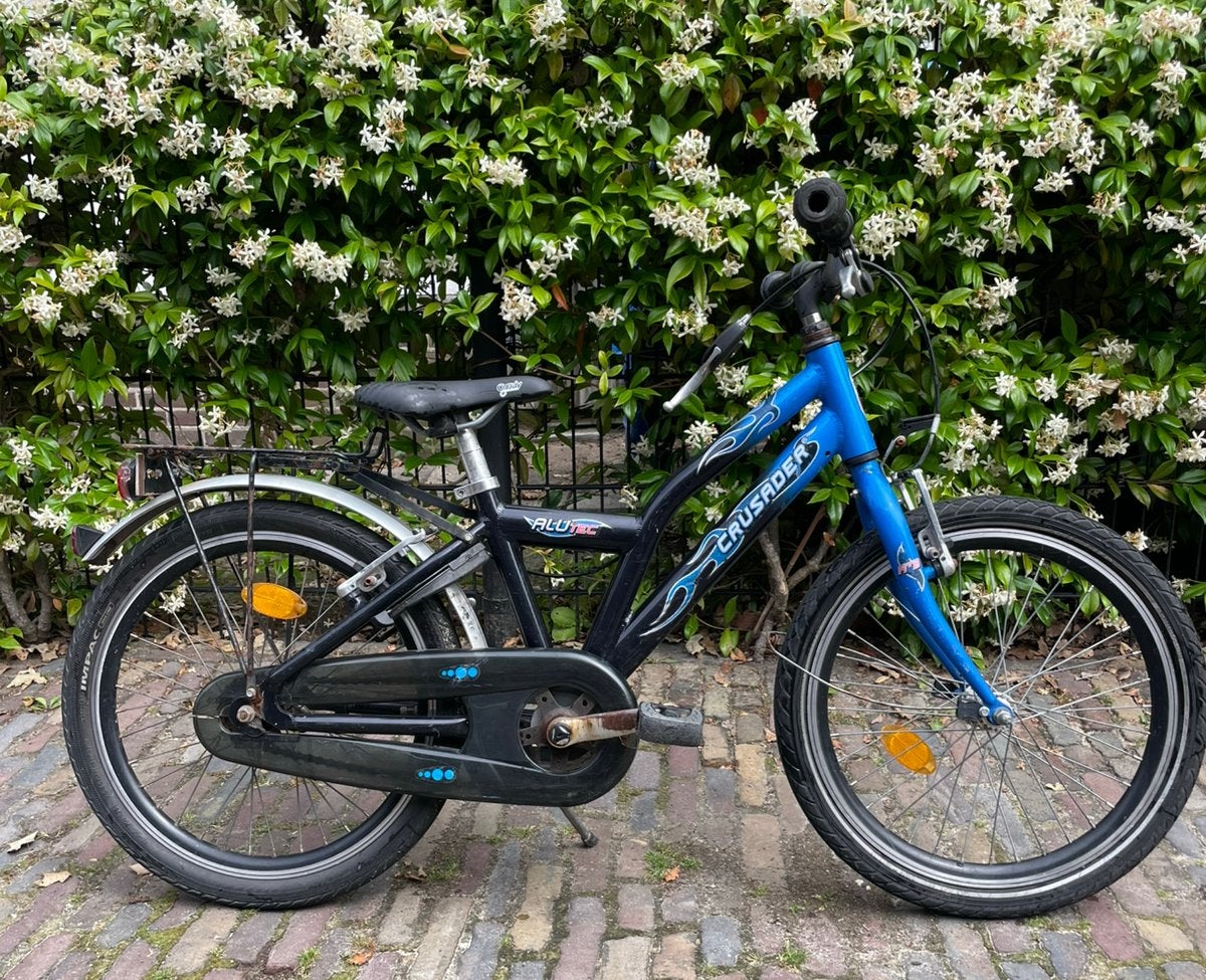 Kinderfiets 16 inch, Ophalen, Terugtraprem, Staal, 16 tot 20 inch