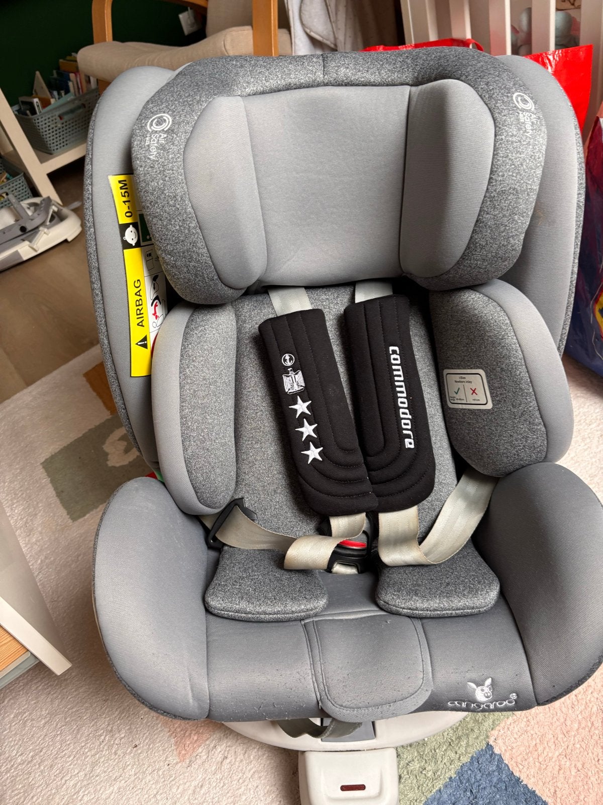Commondora autostoel 0-15 maanden (40-105cm) Isofix, 0 t/m 18 kg, Zijbescherming, Zo goed als nieuw, Isofix
