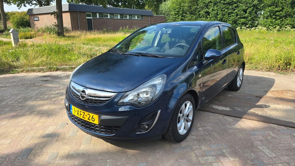 Opel Corsa 1.4 16V 5D 2014 Blauw, Voorwielaandrijving, Euro 5, 1063 kg, 4 cilinders