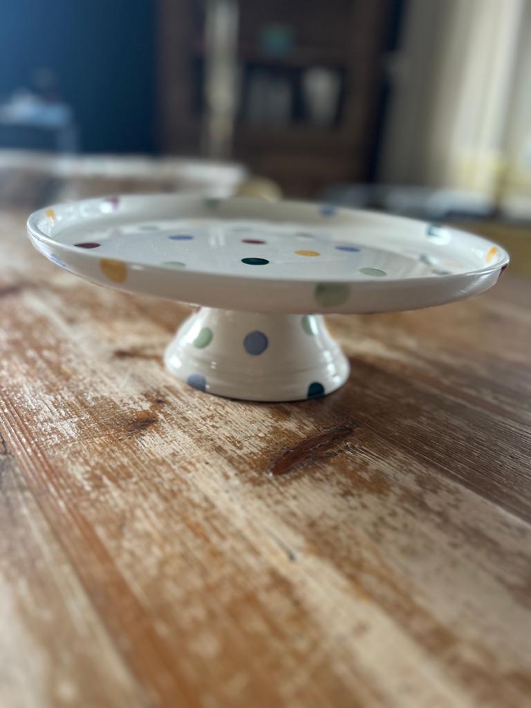 Emma Bridgewater Taartplateau Polkadot - Nieuw, Ophalen, Keramiek, Overige typen, Nieuw