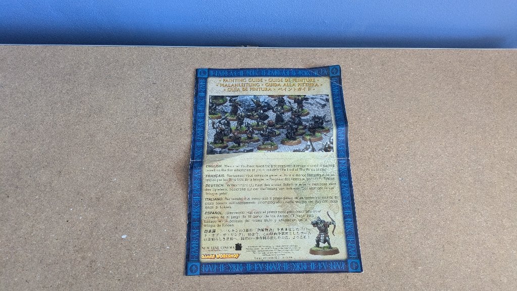 LOTR ROTK Strategy Battle Game Painting Guide (Orcs), Ophalen of Verzenden, Lord of the Rings