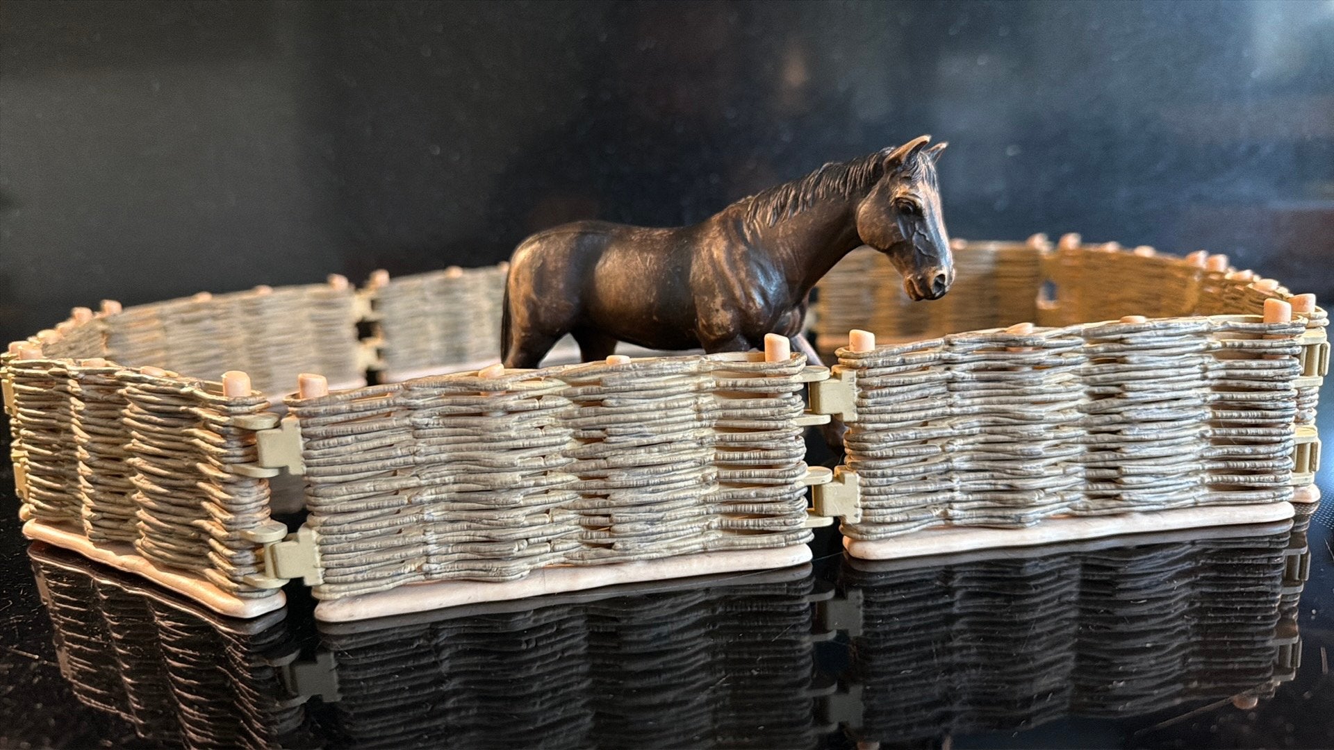 Schleich World of Knights: Gevlochten Hekwerk, Ophalen of Verzenden, Zo goed als nieuw