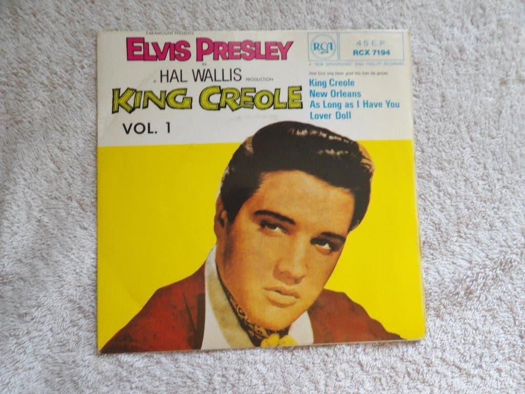 EP : Elvis Presley -  KING CREOLE vol. 1 ( re )  uk, Cd's en Dvd's, Vinyl Singles, 7 inch, Ophalen of Verzenden, Pop, EP