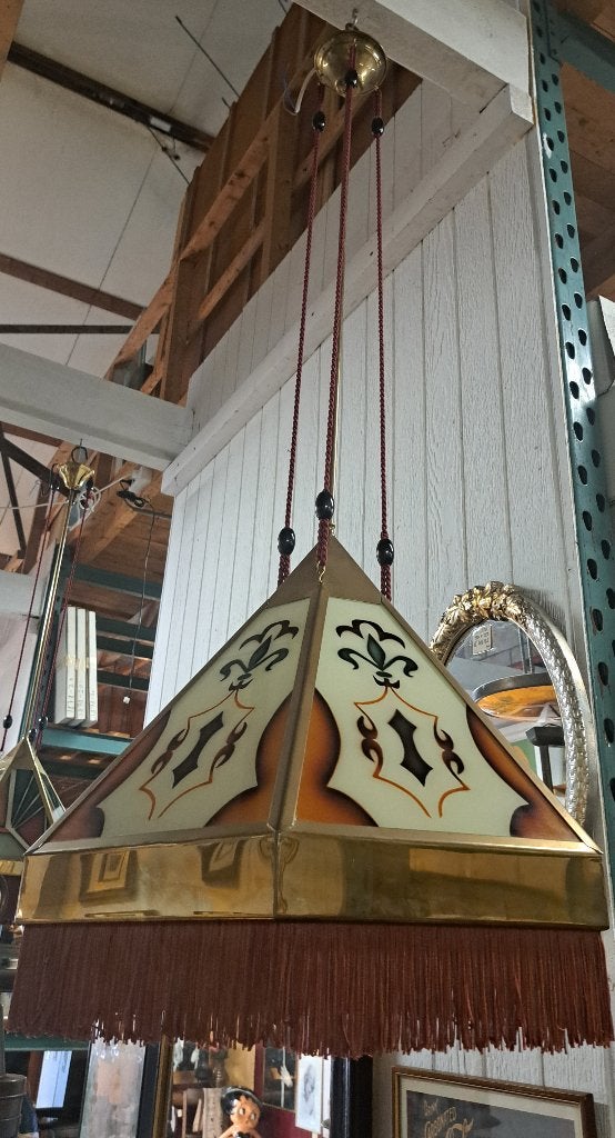 Art Deco of Amsterdamse stijl lampen erg mooi zijn puntgaaf, Antiek en Kunst, Antiek | Lampen, Ophalen