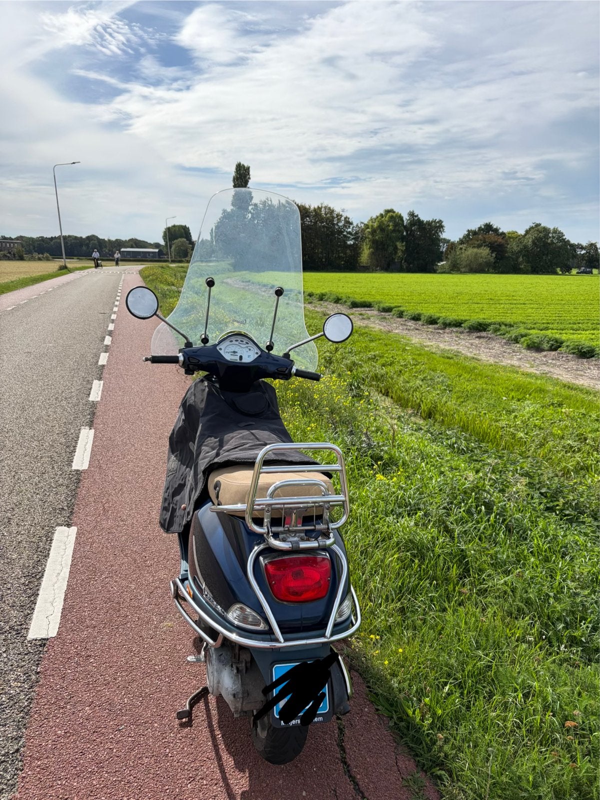 Vespa LX50 - Blauw kenteken met alarm en begrenzer, Ophalen, Gebruikt, Maximaal 45 km/u, Overige modellen