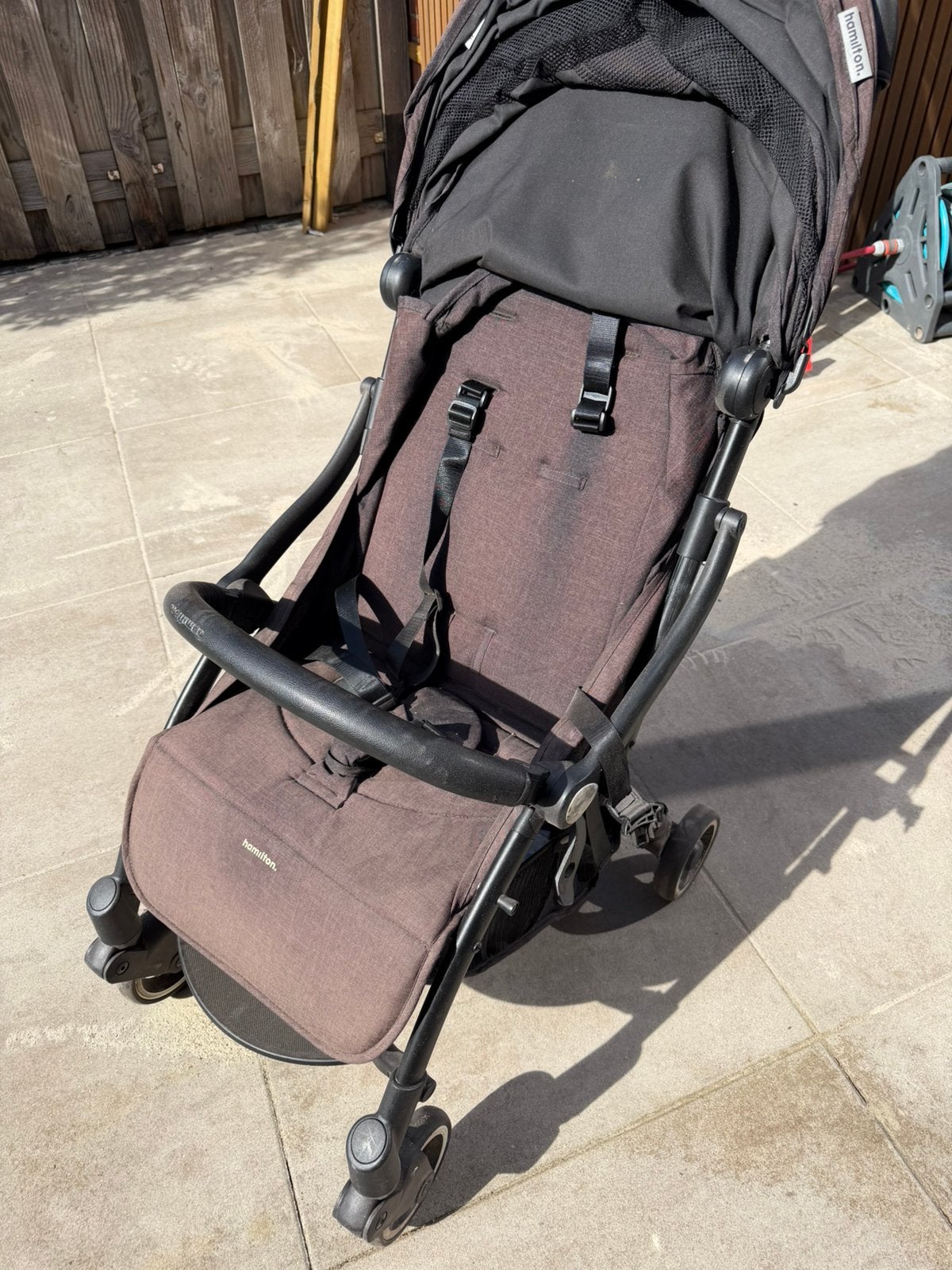 Hamilton buggy, Kinderen en Baby's, Ophalen, Gebruikt, Overige merken, Verstelbare rugleuning