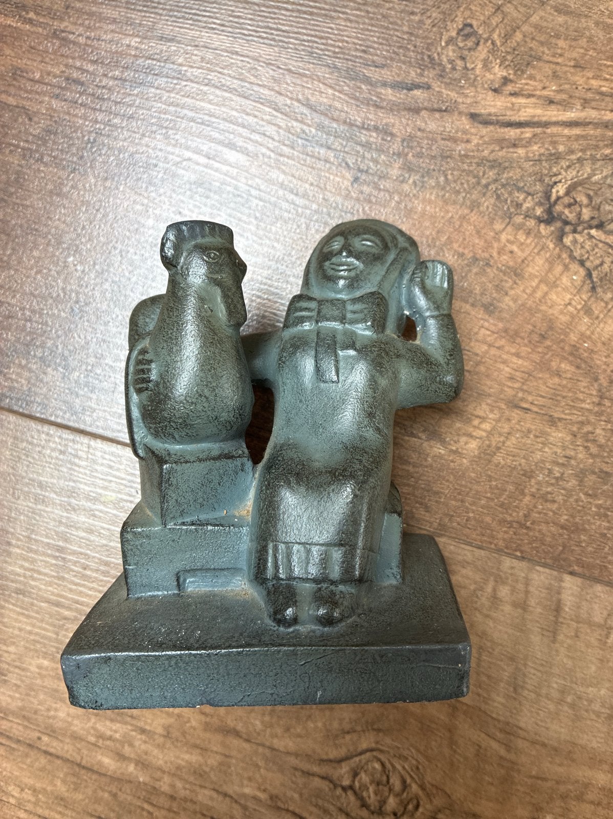 Vintage Boekensteun - Maya/Azteekse Stijl, Ophalen of Verzenden