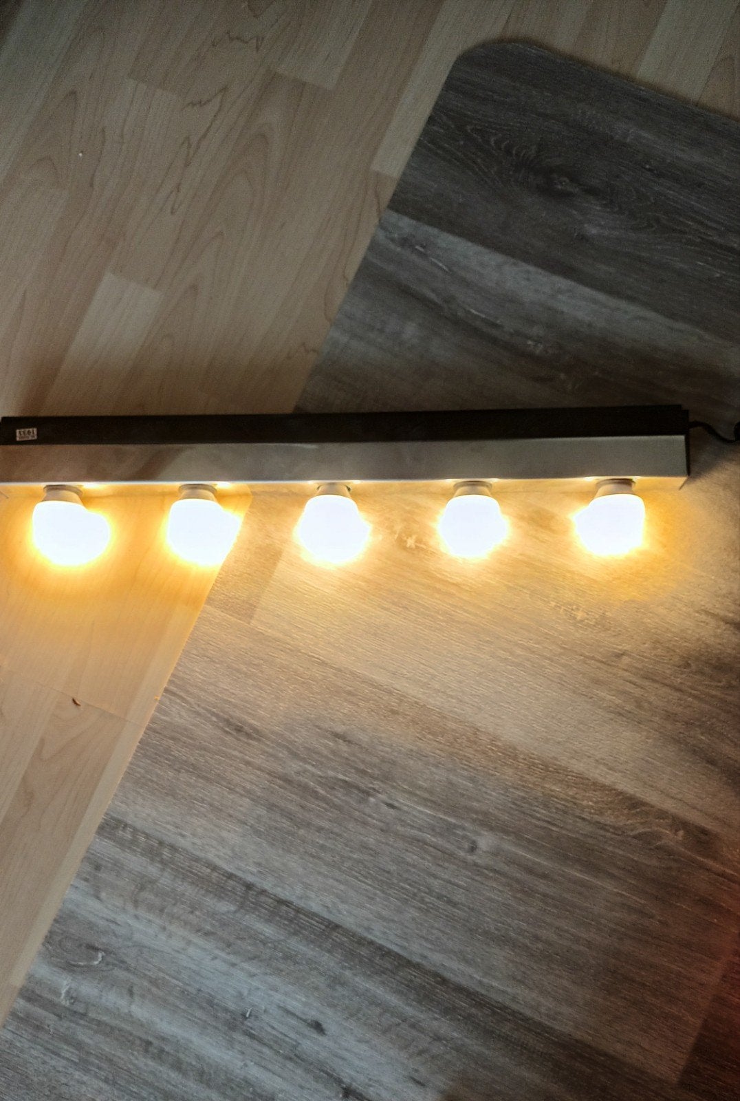 Lamp. 5x2,2Watt. Met snoer knop schakelaar. Ikea, Ophalen