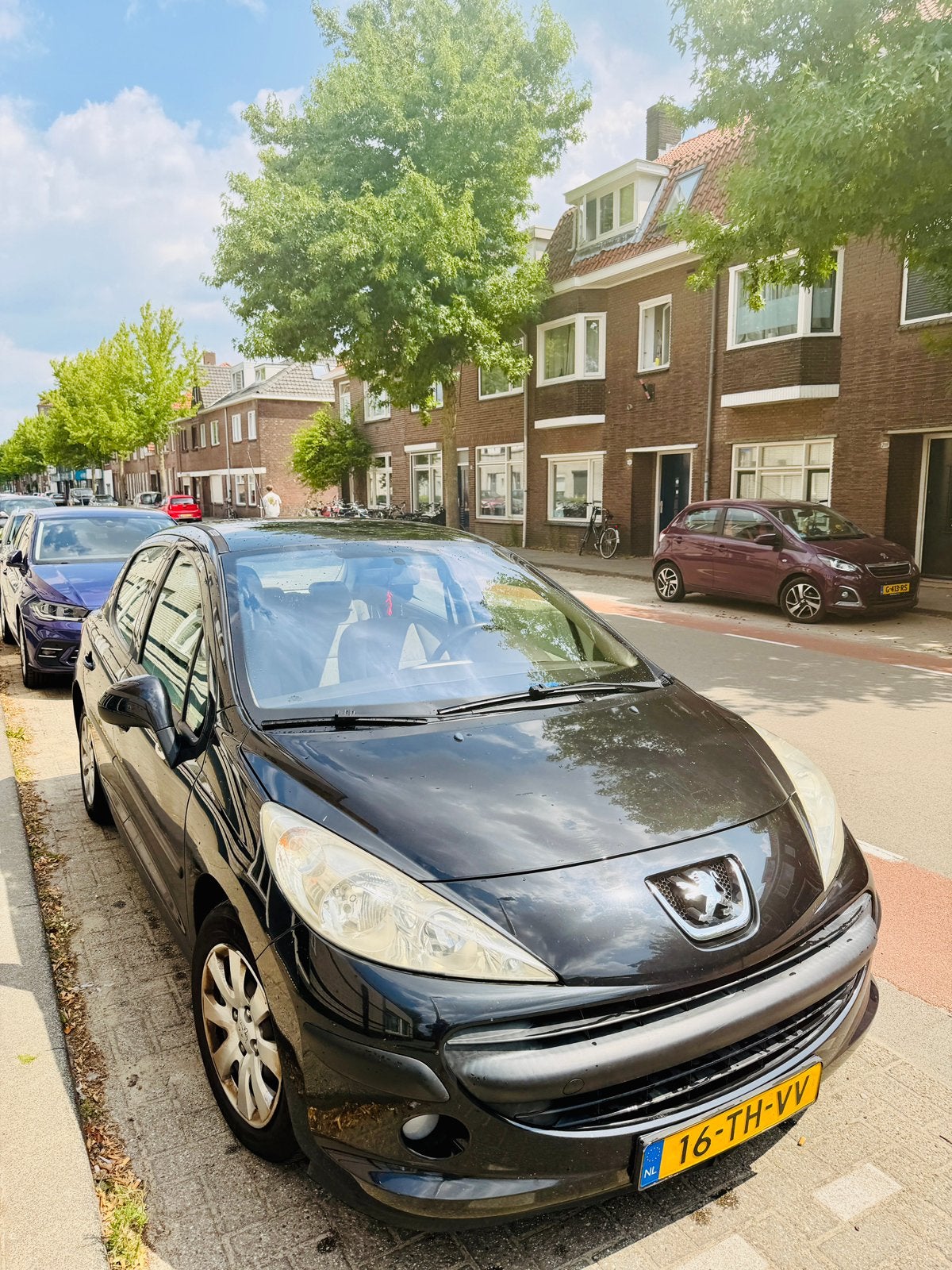 Peugeot 207 1.4 16V 5DRS 2006 Zwart, Auto's, Peugeot, Voorwielaandrijving, 1360 cc, 4 cilinders, Origineel Nederlands
