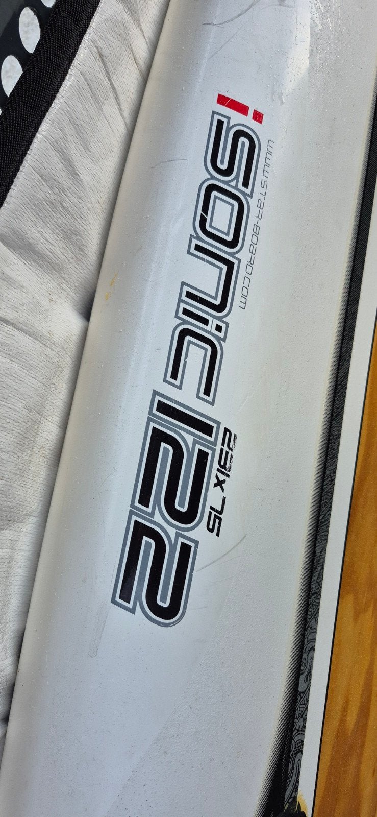 Starboard iSonic 122 windsurfplank, Watersport en Boten, Met voetbanden, Gebruikt, Minder dan 250 cm, Ophalen of Verzenden
