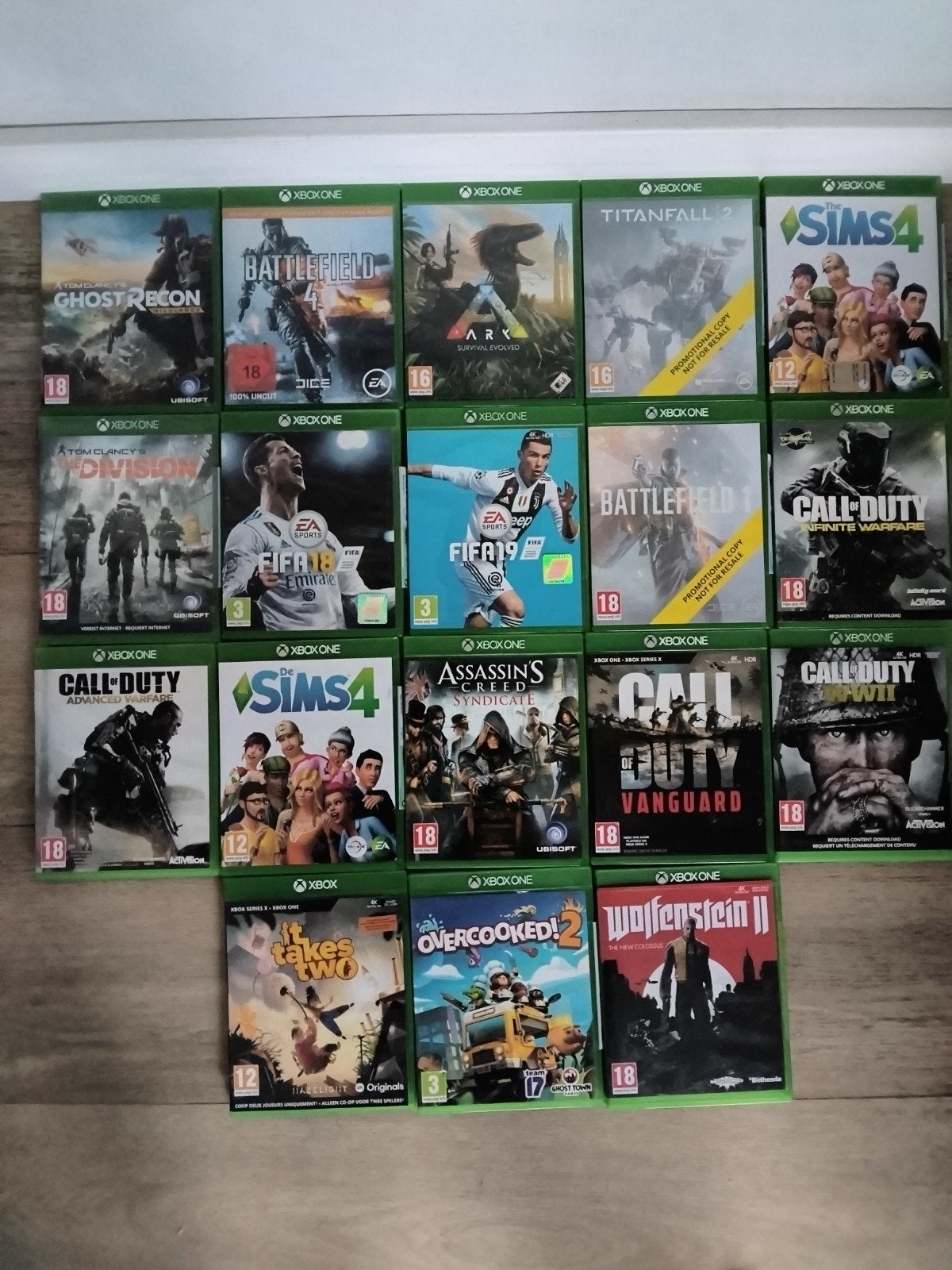 Diverse Xbox One Games, Ophalen of Verzenden, Zo goed als nieuw, Sport, 3 spelers of meer