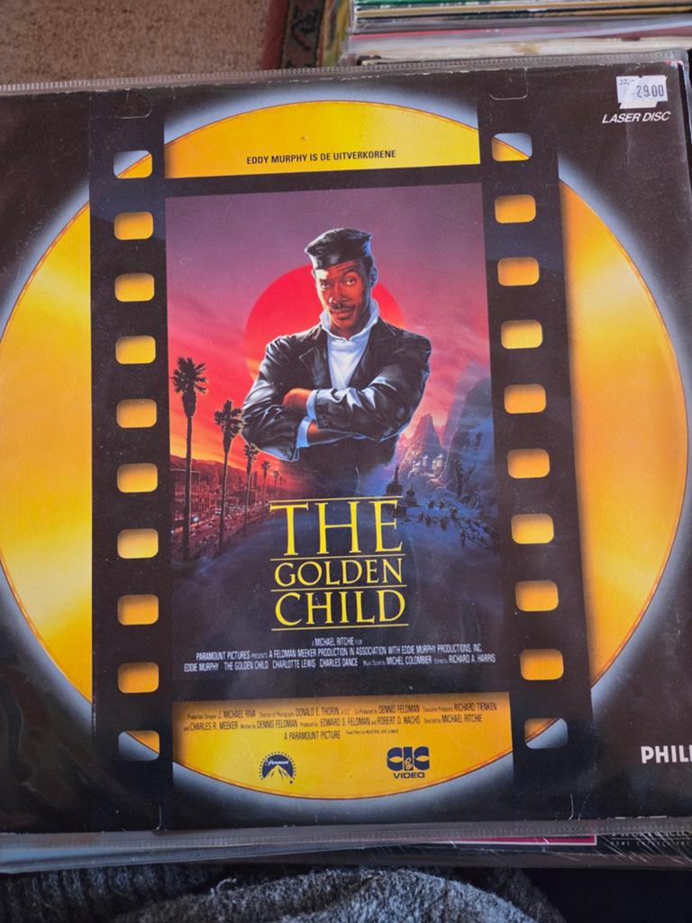 Laserdisc cd video the golden child, Alle leeftijden, Ophalen of Verzenden, Zo goed als nieuw
