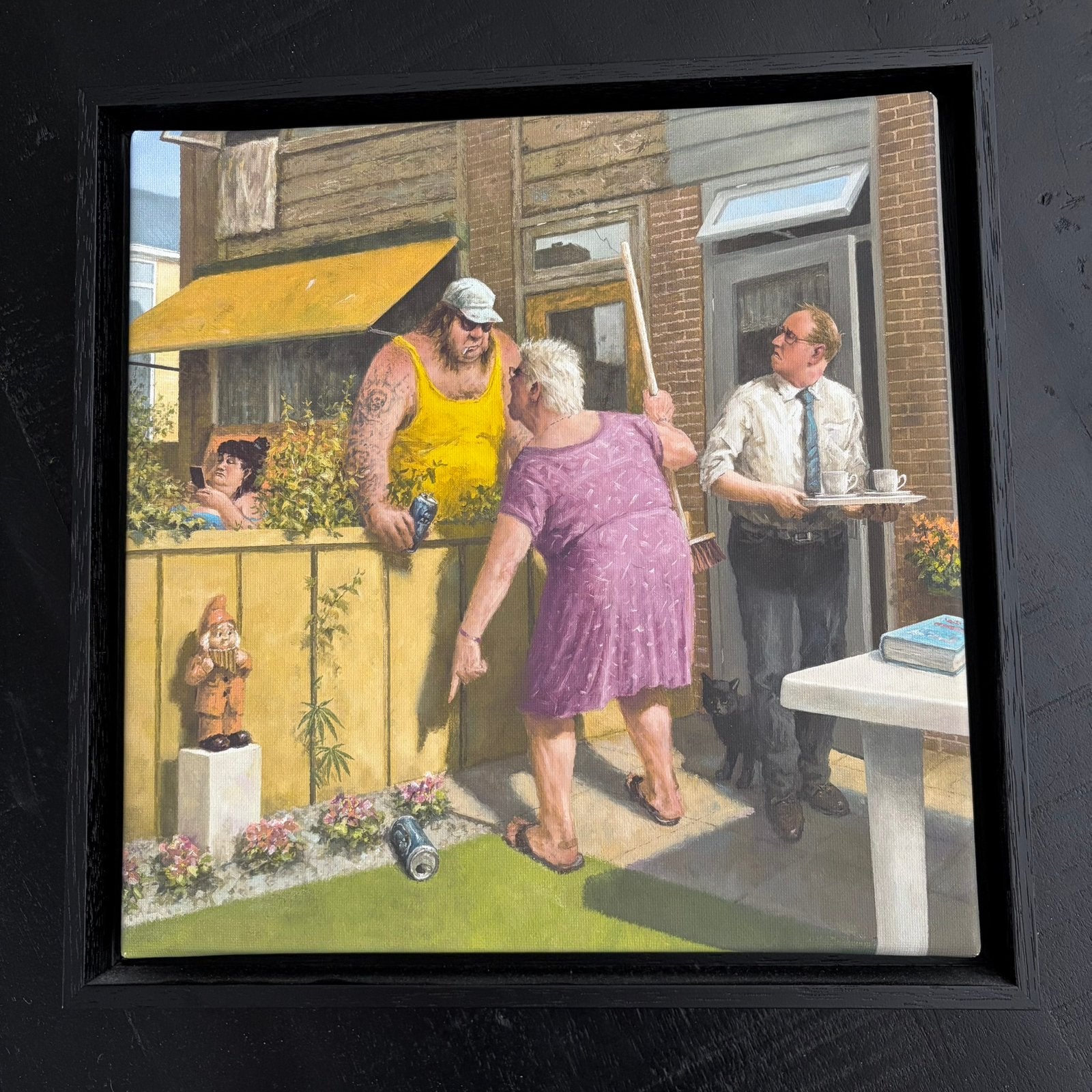 Schilderij van marius van dokkum met certificaat, Ophalen of Verzenden