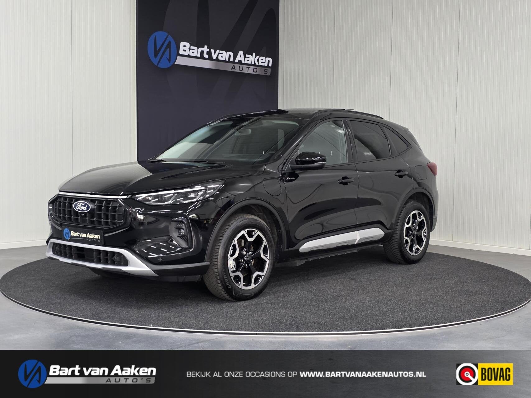 Ford Kuga 2.5 PHEV Active X, Dealer onderhouden, Gebruikt, 4 cilinders, Zwart