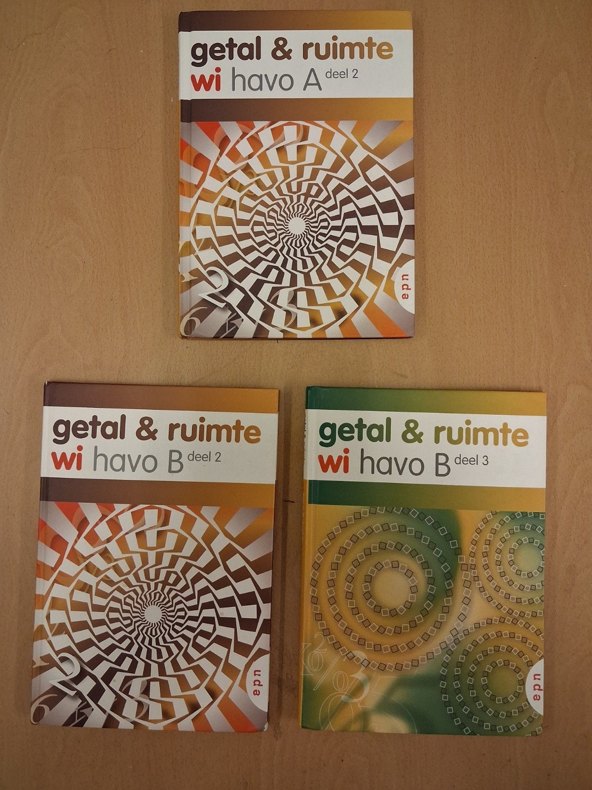 drie wiskundeboeken voor het middelbaar onderwijs, Ophalen of Verzenden, Zo goed als nieuw, HAVO
