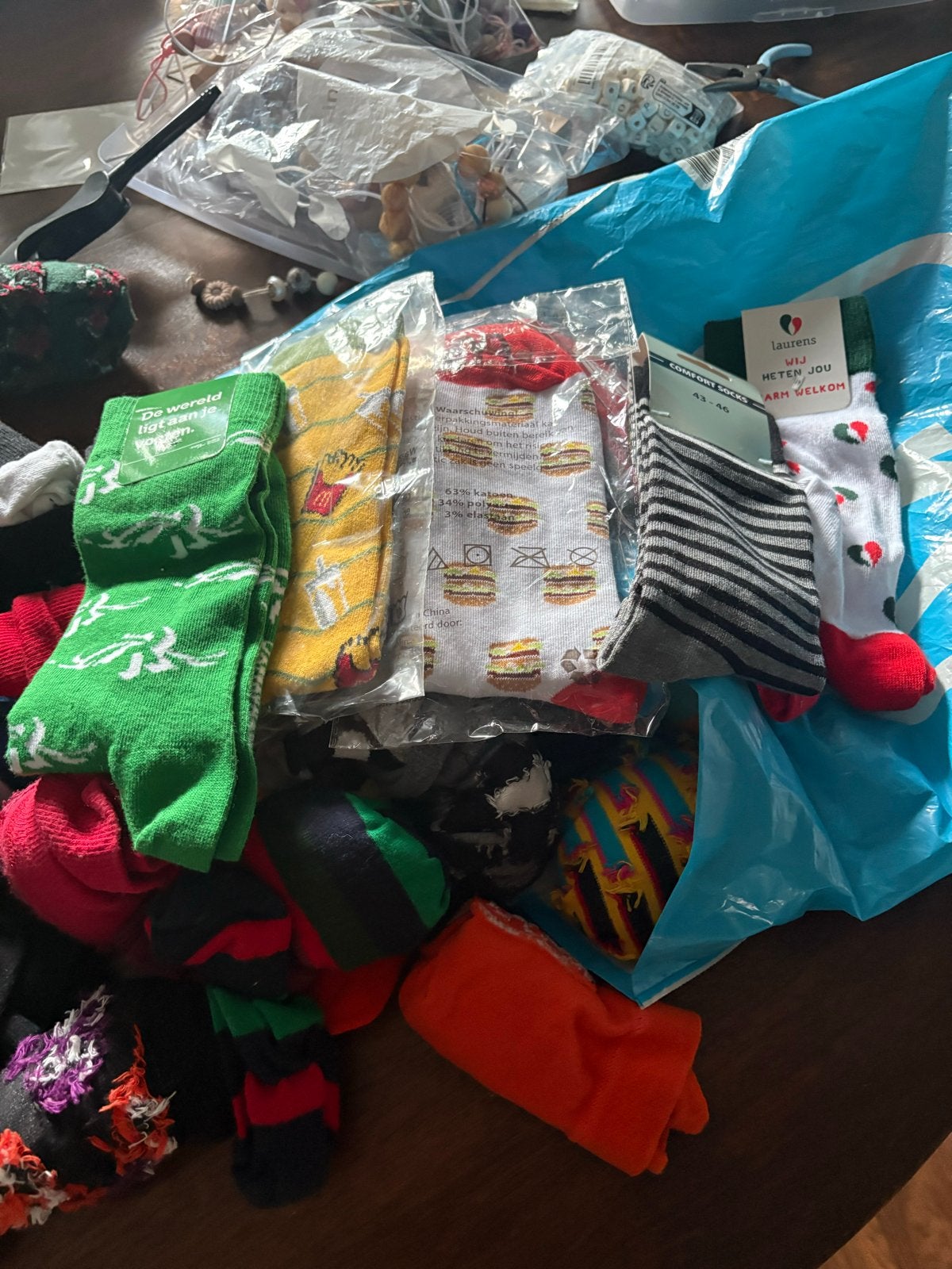 Happy Socks / Speciale Sokken - Maat 39-42, Kleding | Heren, Sokken en Kousen, Ophalen of Verzenden, Zo goed als nieuw, Maat 39 t/m 42