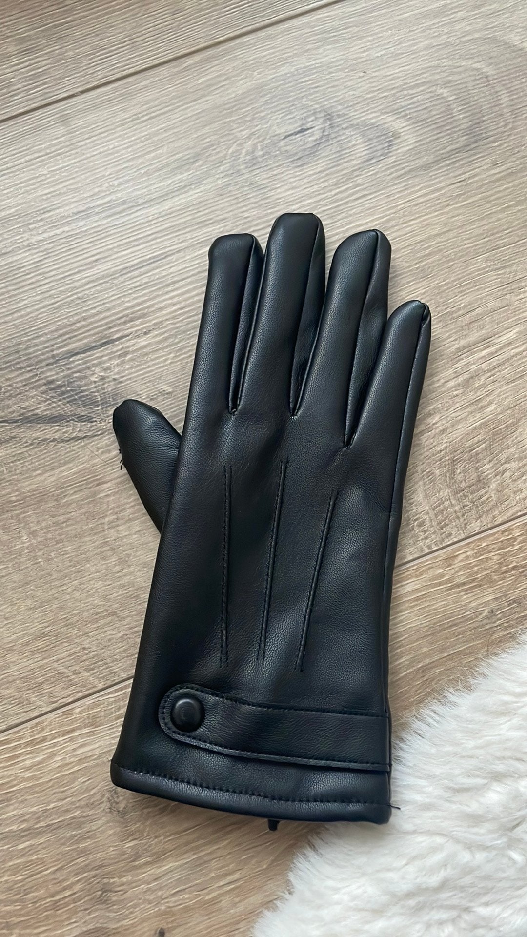 Leren handschoen, Kleding | Dames, Mutsen, Sjaals en Handschoenen, Ophalen of Verzenden, Zo goed als nieuw, Handschoenen